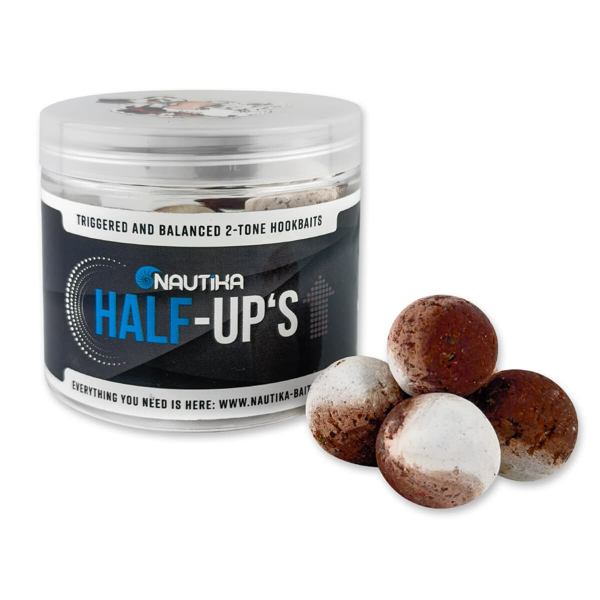 NAUTIKA HALF-UPS - LIVER - WEISS - 25 mm box