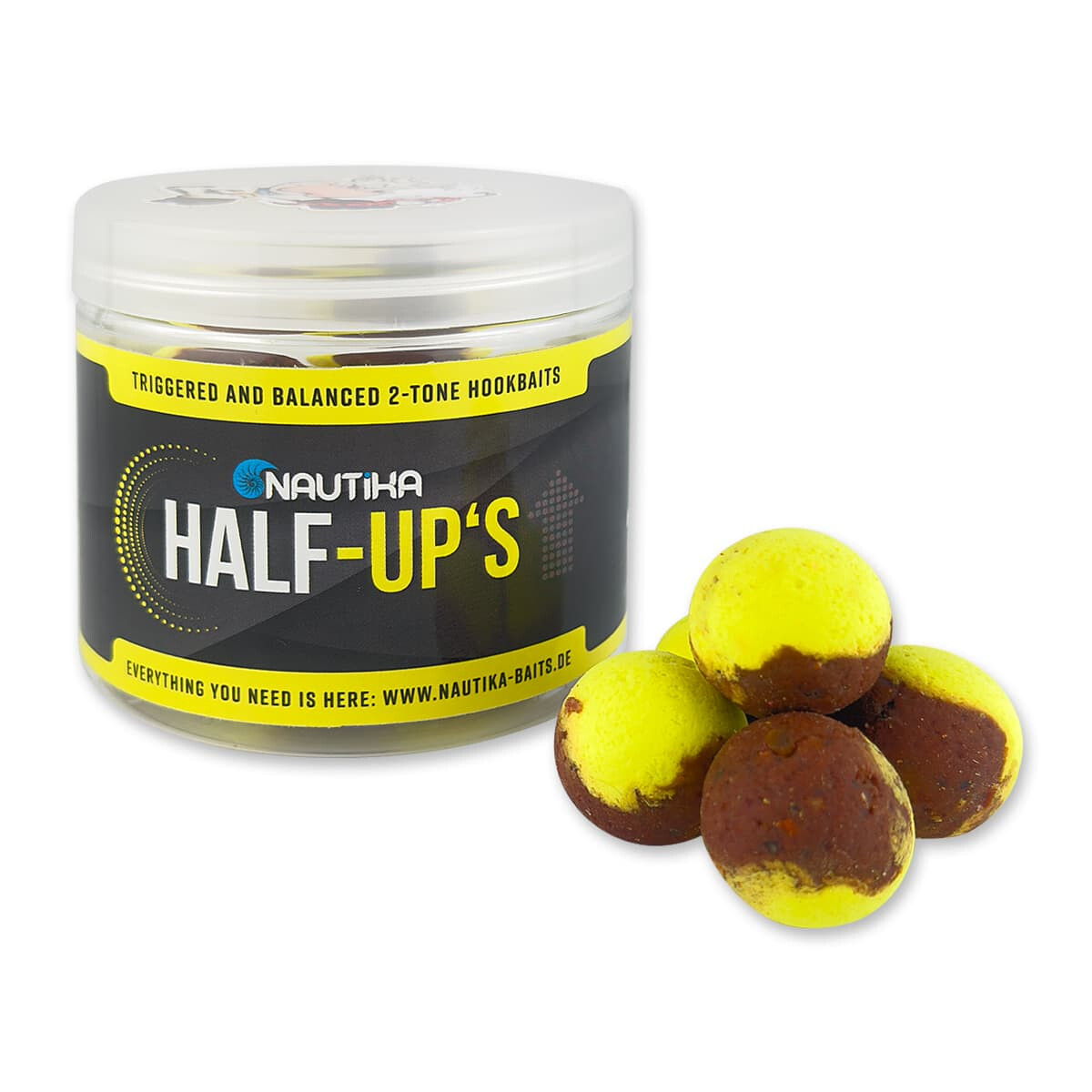 NAUTIKA HALF-UPS - LIVER - FLUORO YELLOW - 15 mm