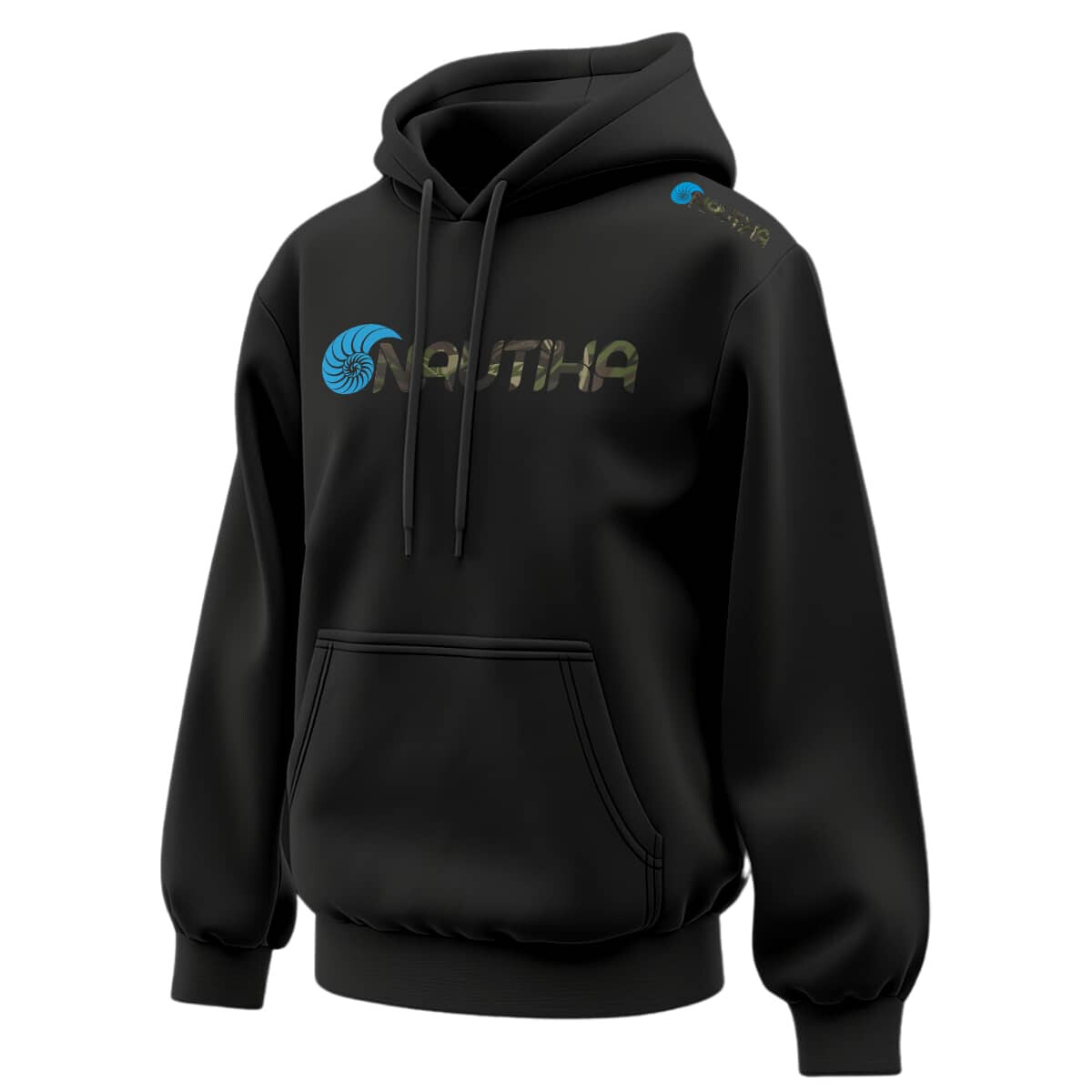 Nautika Camo Print Hoodie - L