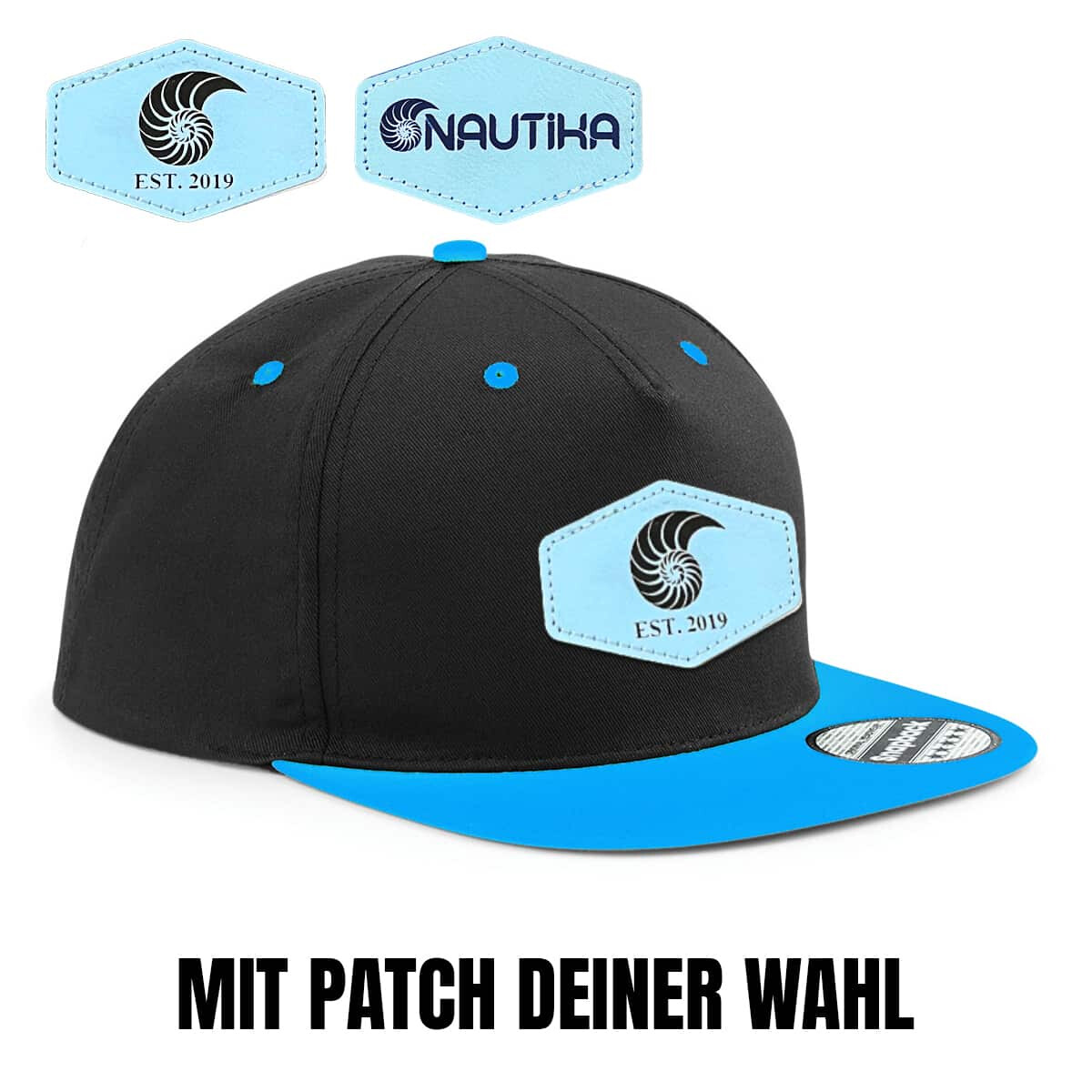 NAUTIKA SNAPBACK CAP BLACK/BLUE